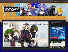 Tablet Screenshot of animecourtyard.com